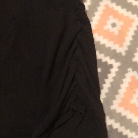 Michael Kors Black w/Gold Zippers Top Size XL - Picture 6 of 8